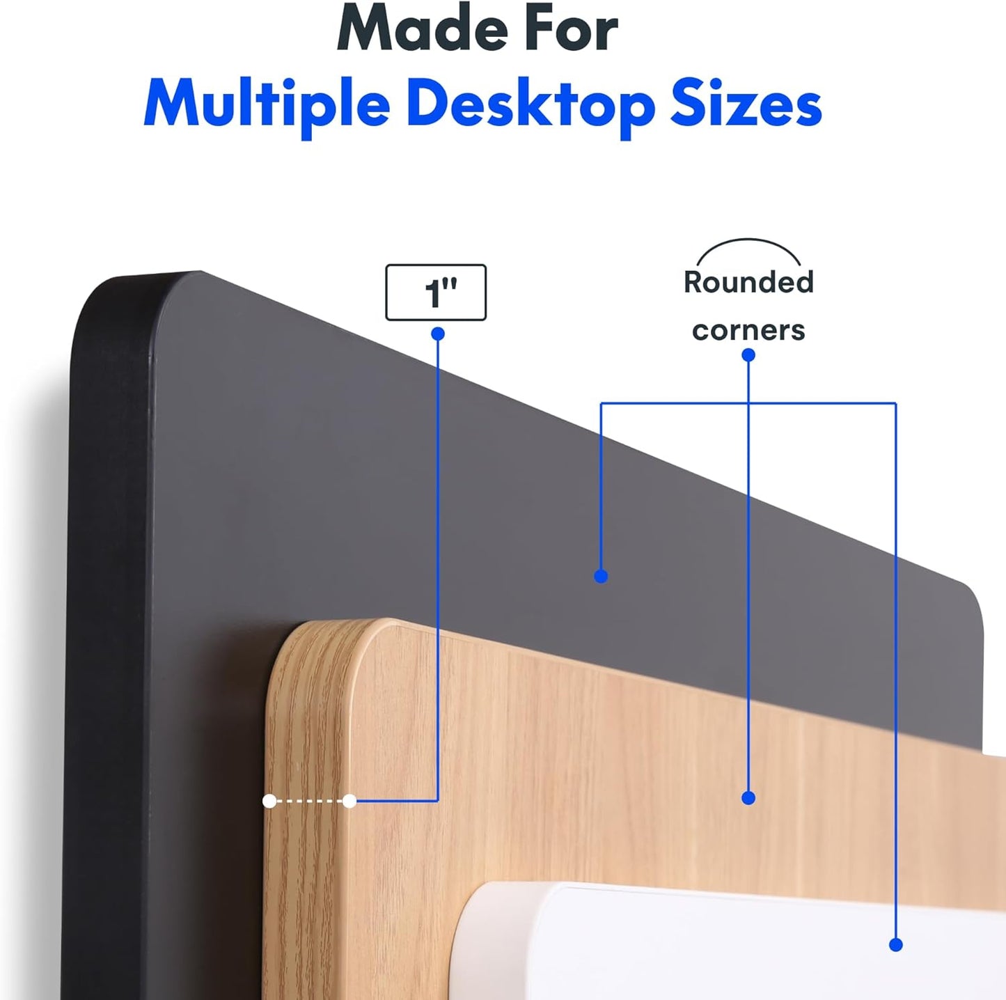 One-Piece Electric Standing Desk, 48 X 24 Inches Adjustable Desk with Seamless Desktop, Memory Controller Height Adjustment (White Frame + White Desktop, 2 Packages)