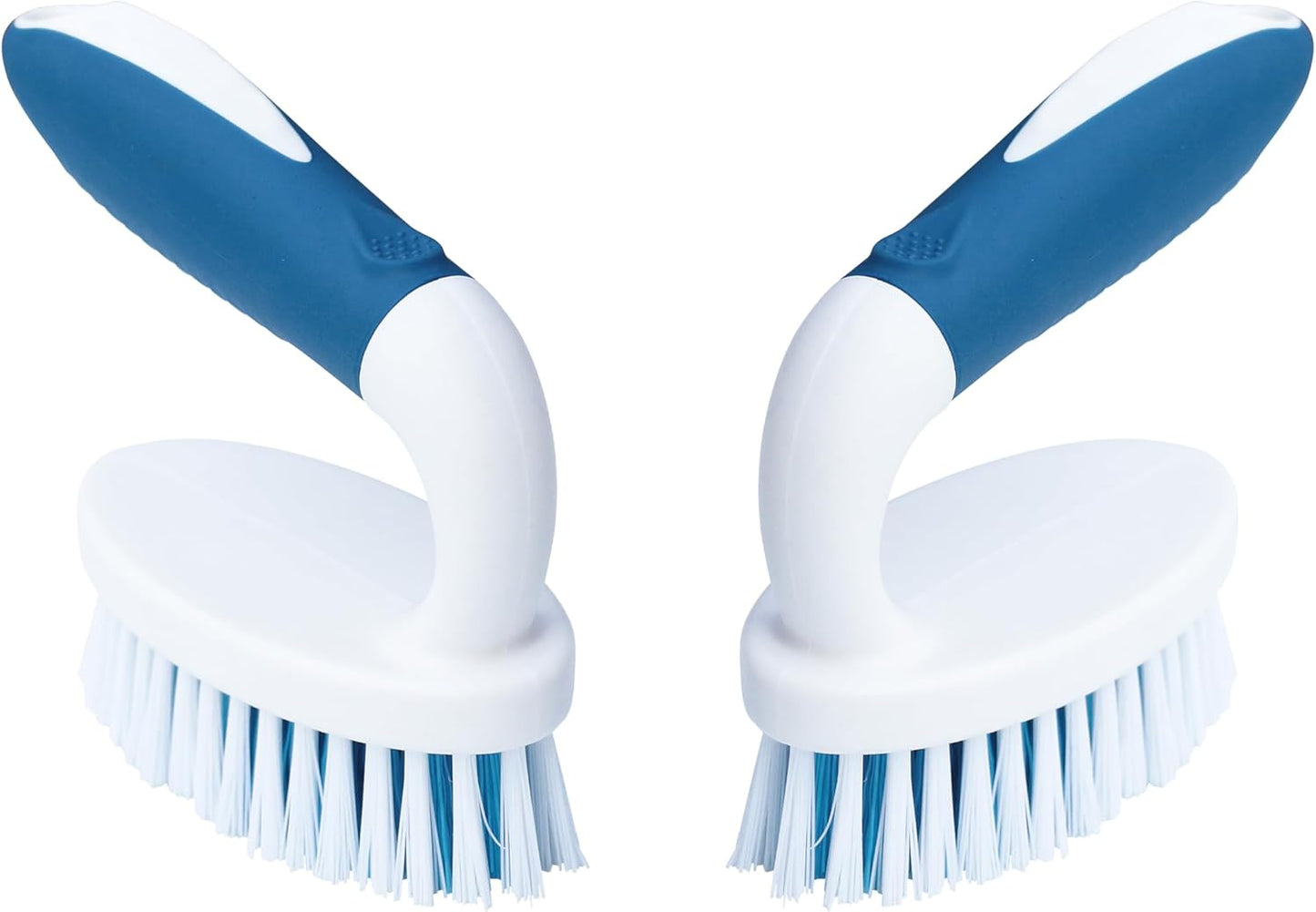 Scrub Brush, 2 Pack Household Cleaning Brushes with Stiff Bristles, Scrubbing Brush for Carpet, Shower, Bathtub, Kitchen, Pool Tile, Bathroom Scrubber, Small