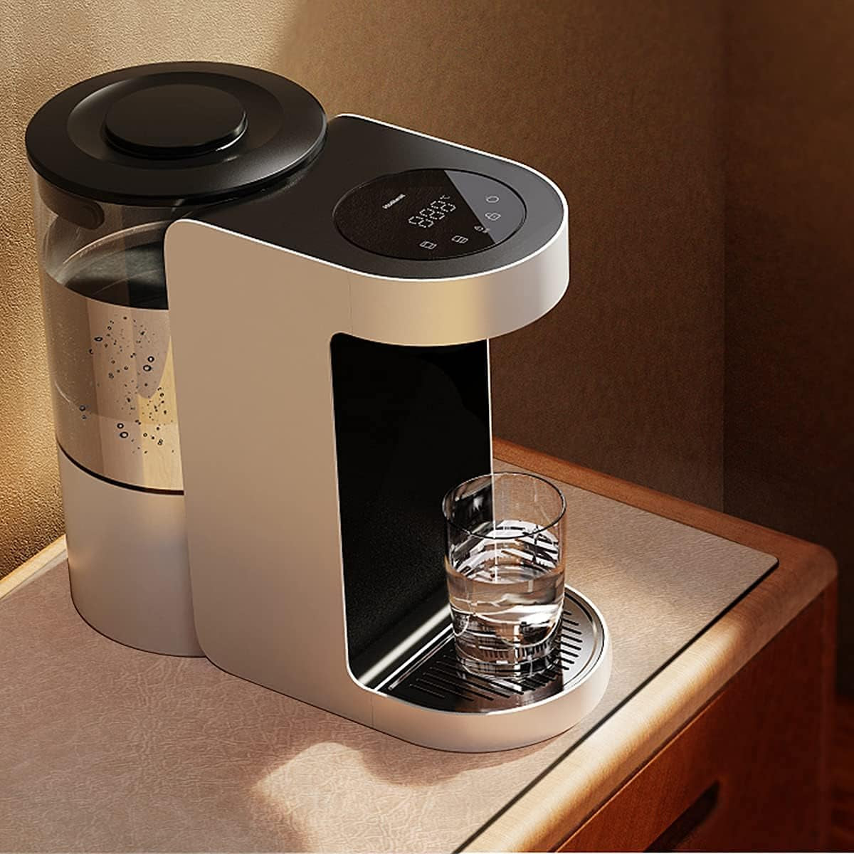 Coffee Maker Mat for Countertops, Coffee Bar Accessories Fit under Coffee Machine Mat, 19"X12" Rubber Backed Coffee Pots, Table Mat under Appliance, Dish Drying Mat, Marble Gray for Kitchen Counter