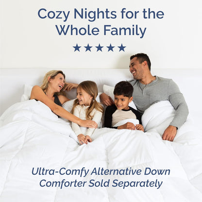 Cal King Size 4 Piece Sheet Set - Comfy Breathable & Cooling Bed Sheets Set - Hotel Luxury Bedding for Women, Men, Kids, Teens, Boys & Girls - Deep Pockets & Wrinkle Free - Oeko-Tex - Blue Stripes 2