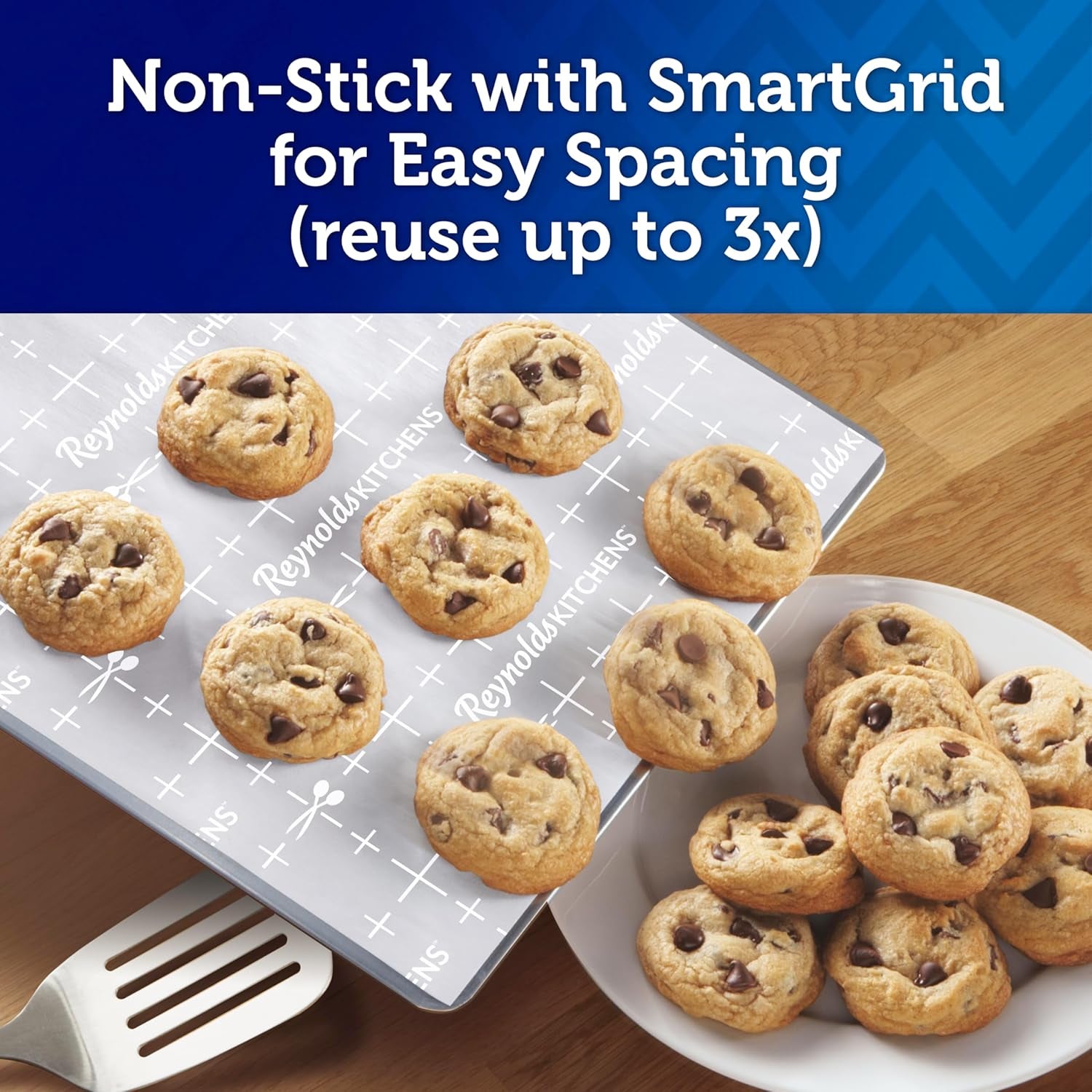 Kitchens Stay Flat Parchment Paper Roll, Non Curling Baking Parchment Paper for Baking and Cooking, Oven Safe up to 425 Degrees, 36 Feet X 15 Inches, 45 Total Sq. Ft.