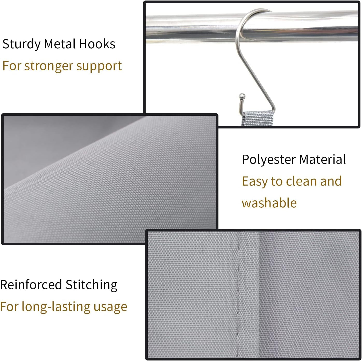 5-Shelf Hanging Closet Organizers and Storage, Hanging Shelves for Closet Storage, Collapsible Hanging Shelf Organizer for Clothes Organization, Light Gray, 12 ¼" D X 12 ¼" W X 45 ½" H