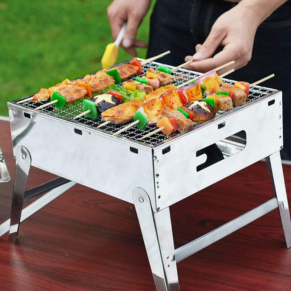 Bamboo Skewers, 8 Inch Bamboo Sticks 100Pcs BBQ Kabob Skewers, Grill, Appetizer, Fruit, Corn, Chocolate Fountain, Cocktail, Art, Craft, Set of 100 Pack