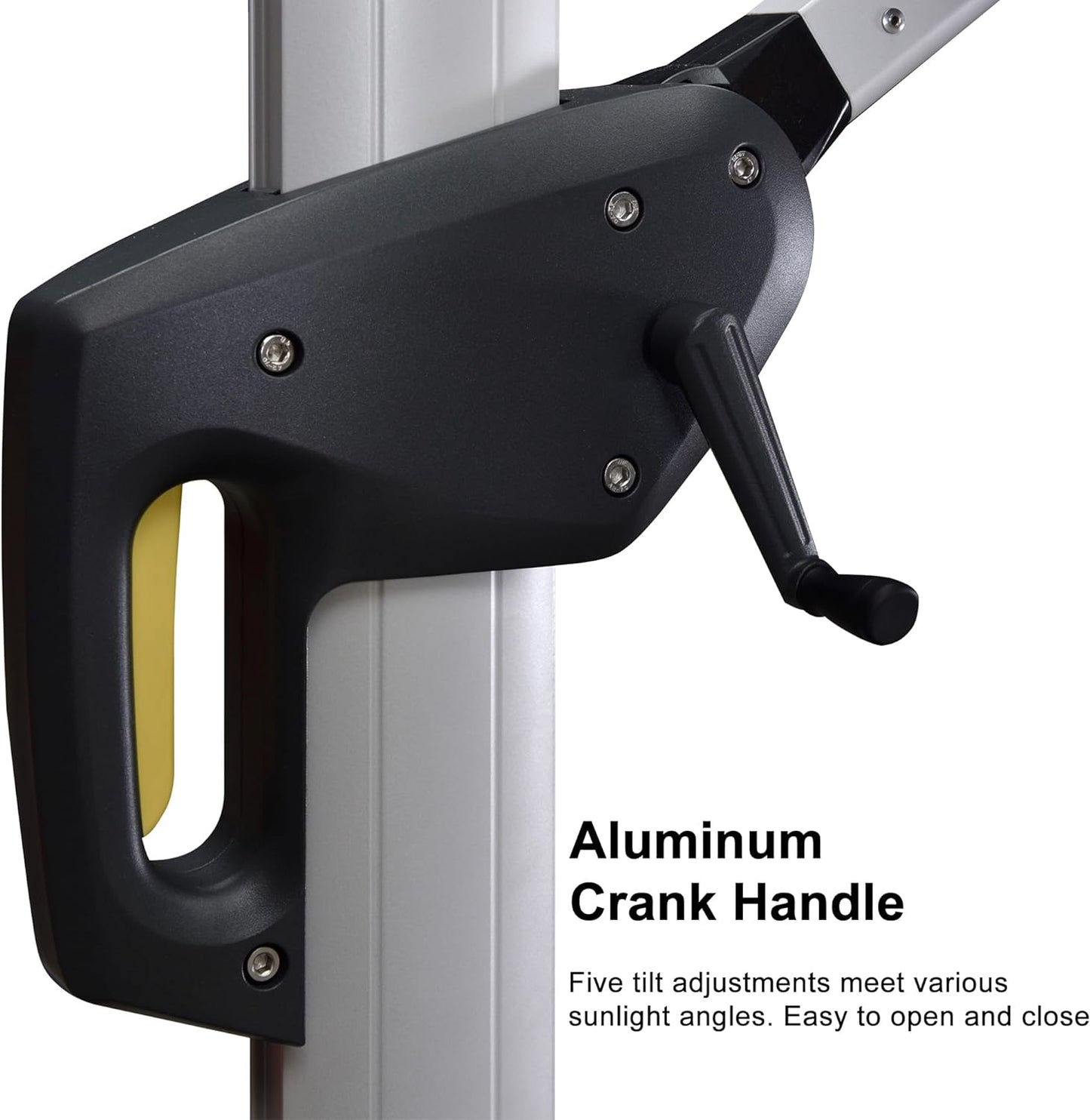 12 Feet Double Top round Deluxe Patio Umbrella Offset Hanging Umbrella Outdoor Market Umbrella Garden Umbrella, Black