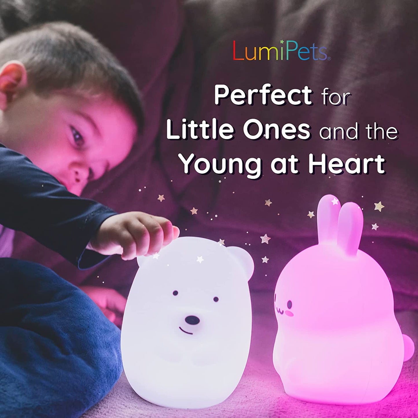 Remote Control Silicone Night Light for Kids - Puppy Design with 9 Soft Colors & Sleep Timer - Rechargeable, Battery-Operated Lamp for Bedroom | Baby Nursery, Toddler, Girls, Boys