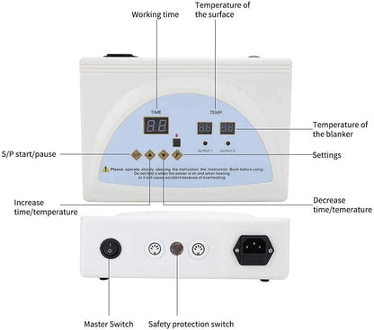 Infrared Sauna Blanket, Sauna Blanket for Home Use, Portable Sauna Infrared for Detoxification and Recovery, Adjustable 85-185°F Temperature Range