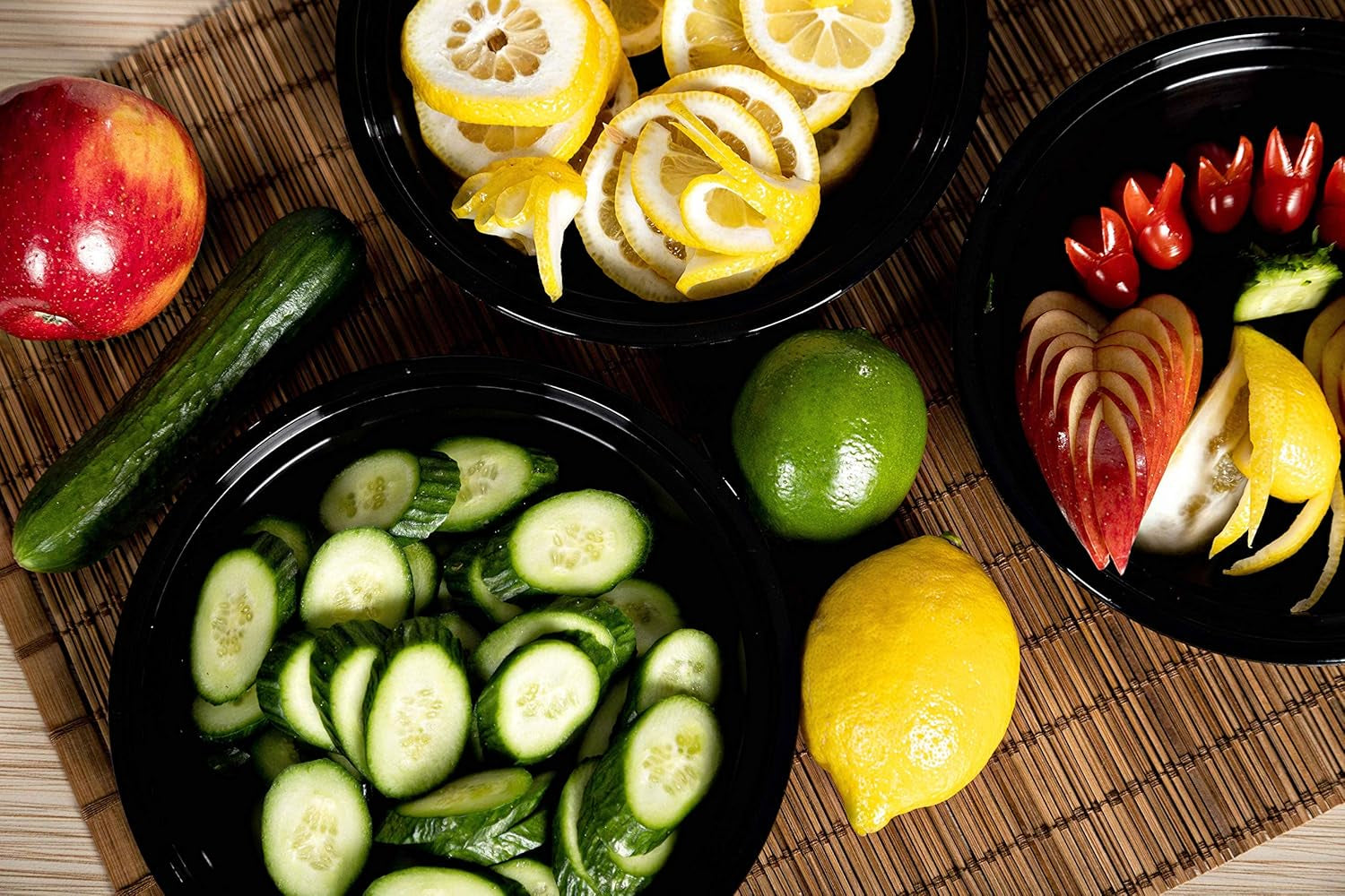 Meal Prep Container Reusable with Lids [25 Set- 24Oz] round Ideal-Food Prep Containers, Food Storage Bento Box | Stackable | Microwave | Dishwasher | Freezer Safe.