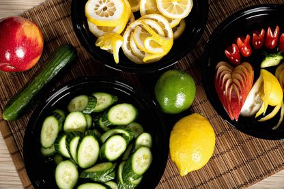 Meal Prep Container Reusable with Lids [25 Set- 24Oz] round Ideal-Food Prep Containers, Food Storage Bento Box | Stackable | Microwave | Dishwasher | Freezer Safe.