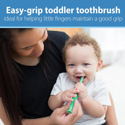 Baby and Toddler Toothbrush - Crocodile, BPA Free - Age 1-4Y